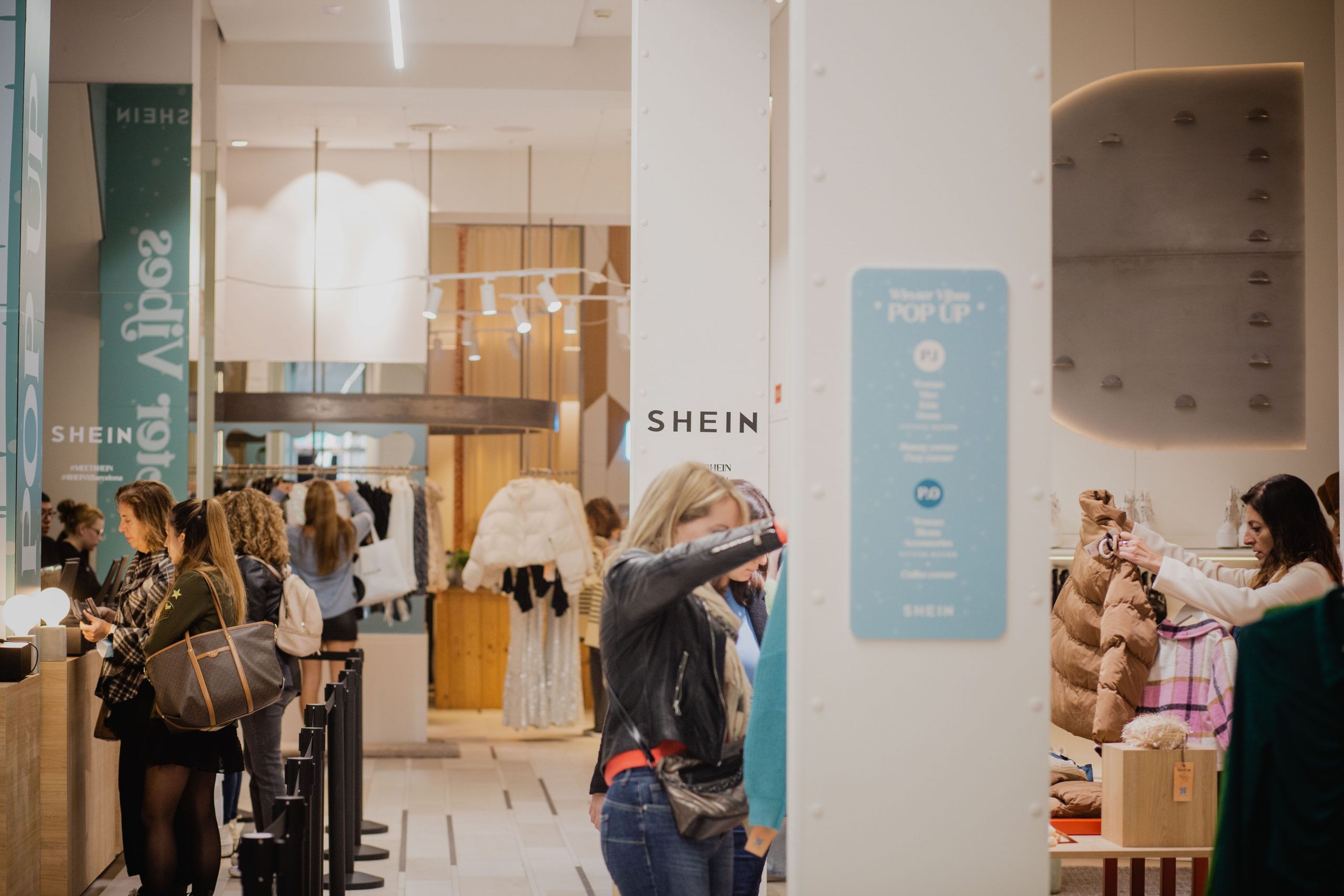 Shein elige Barcelona para tener su pop up store más grande